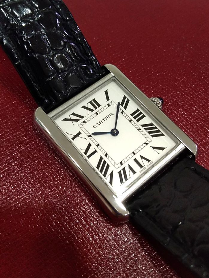 Cartier tank solo large womens online