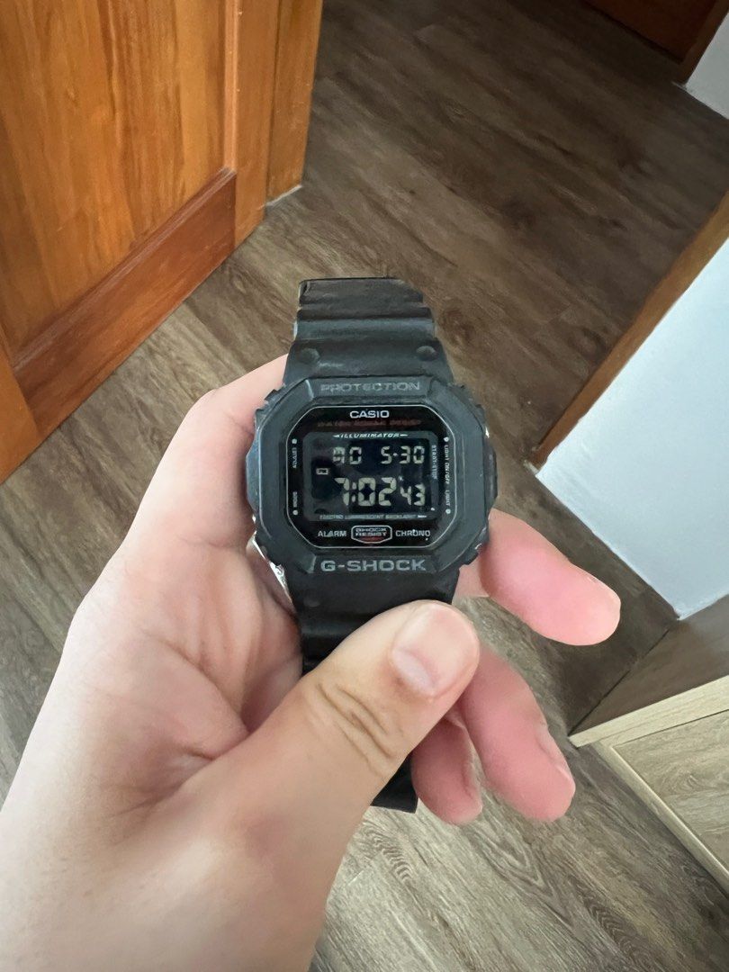 Casio Gshock Black Red DW5600HR 1KF