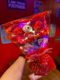 CHOCOLATE AND STUFFTOY BOUQUET