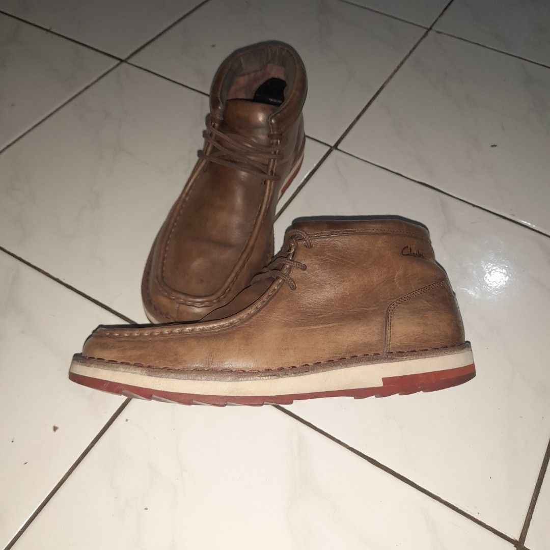clarks mumford wallabee leather Fesyen Pria Sepatu Sepatu Formal di Carousell