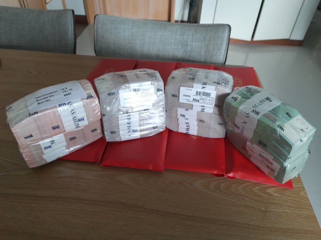 CNY & Hari Raya New notes & Deepavali $2, $5 & $10 in one brick (1,000 pcs  or 10 stacks) 1 stack = 100 pcs, Hobbies & Toys, Memorabilia &  Collectibles, Currency on Carousell