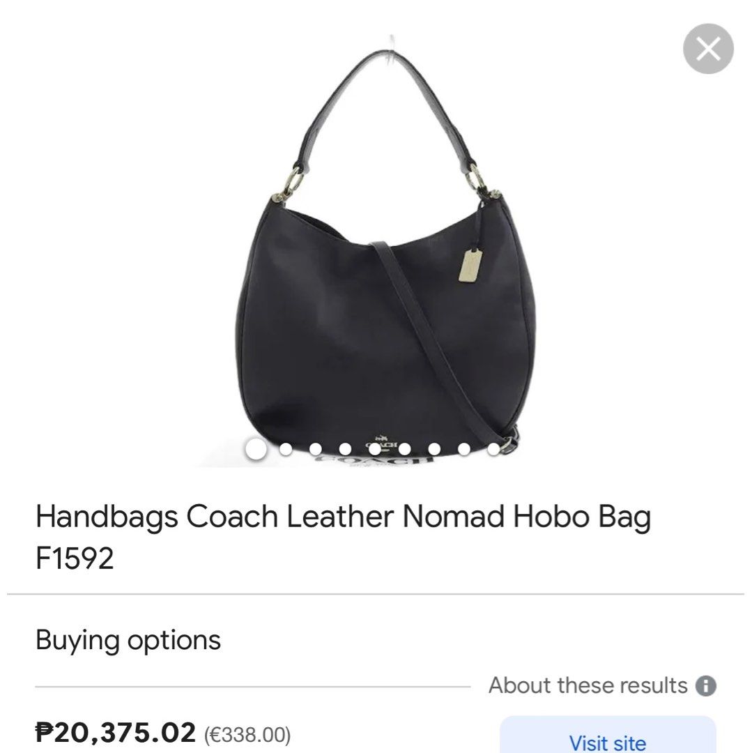 Coach nomad hobo discount