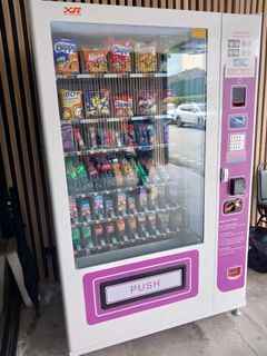Combo Snack and Drinks Automatic Vending Machine