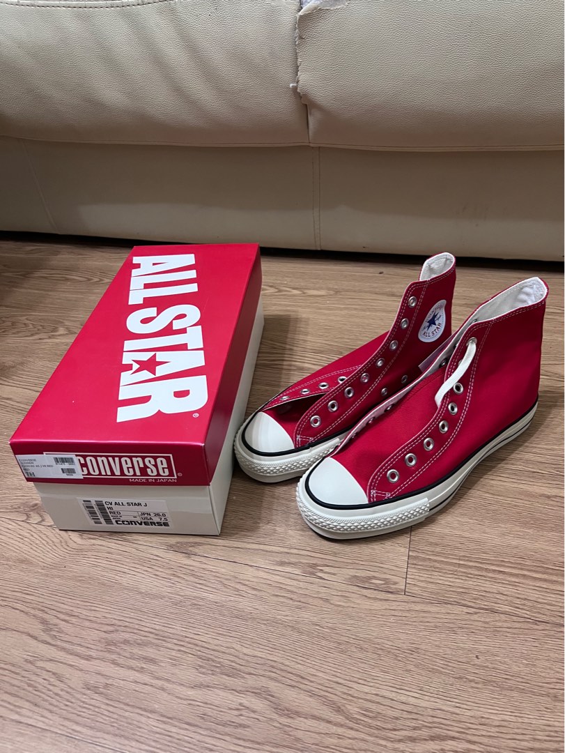 Converse made in japan red cheap