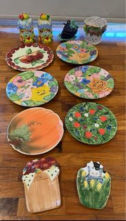 Country-style Ceramic Plates and Jars