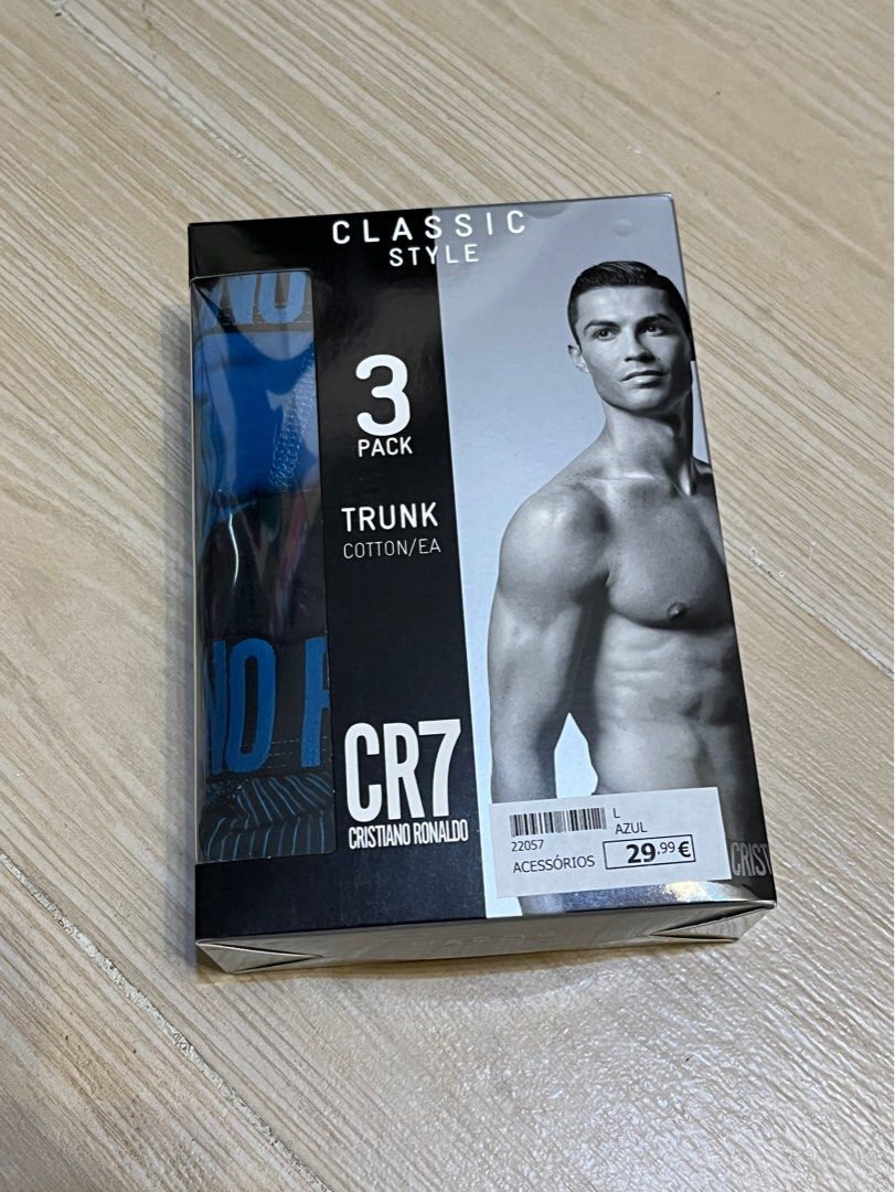 CR7 Trunks - 3 Pack Men (blue mix uni)