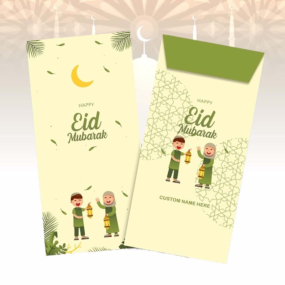 Custom Hari Raya Envelope / Sampul Duit Raya / Eid Mubarak Money Packet ...