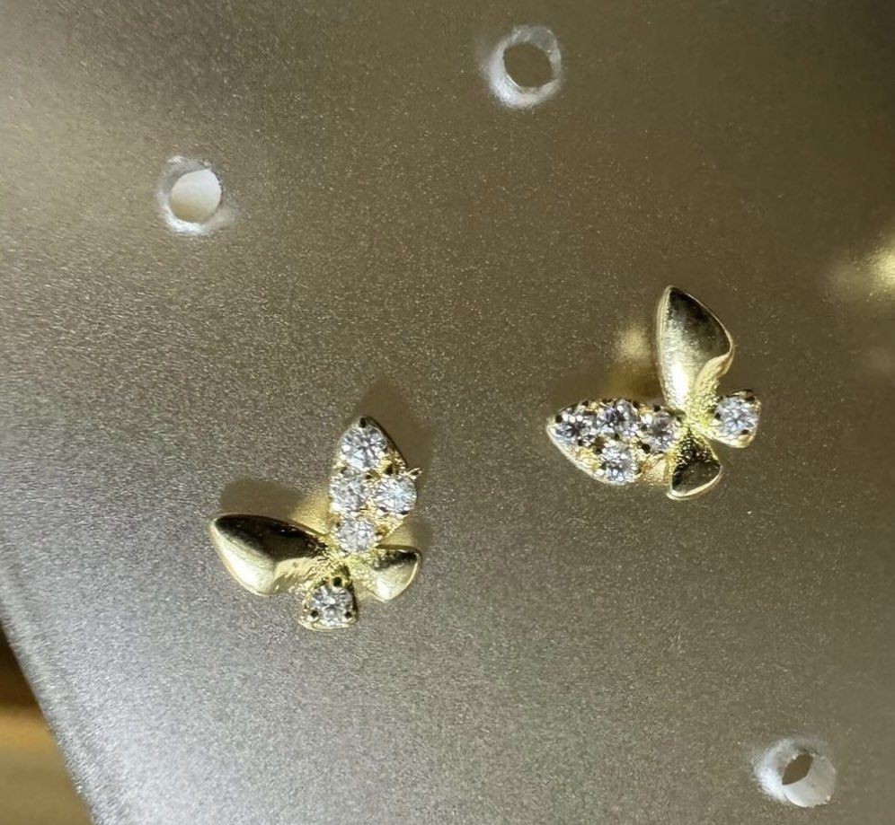 Dainty butterfly clearance earrings