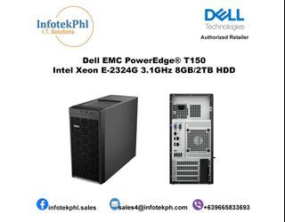 Dell EMC PowerEdge® T350  Intel Xeon E-2334 3.4GHz 16GB/600 HDD/ Tower Server
