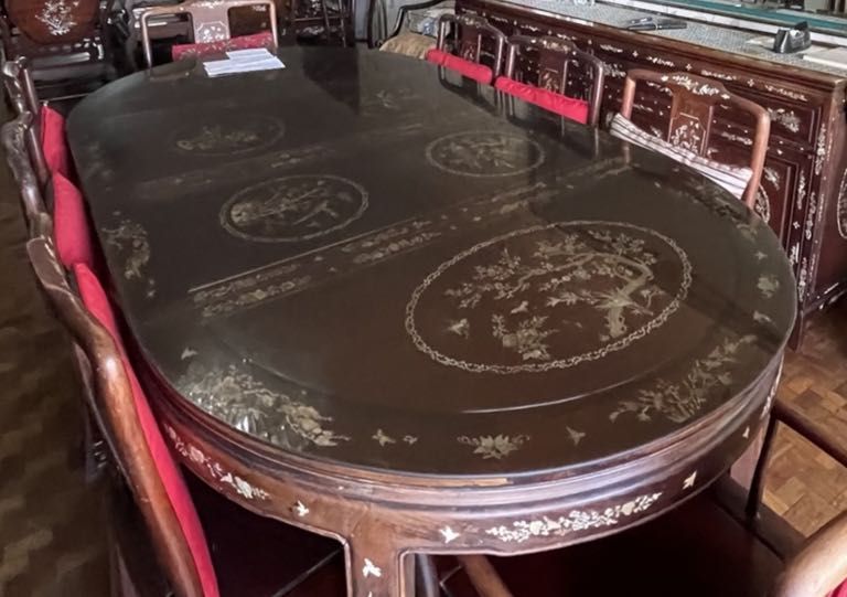Dining set for 8 with Buffet Table (Category: Tables & Sets) located in Pasig City. Submitted by jorazon (Listing ID 1285067110, Image 1). Description: .