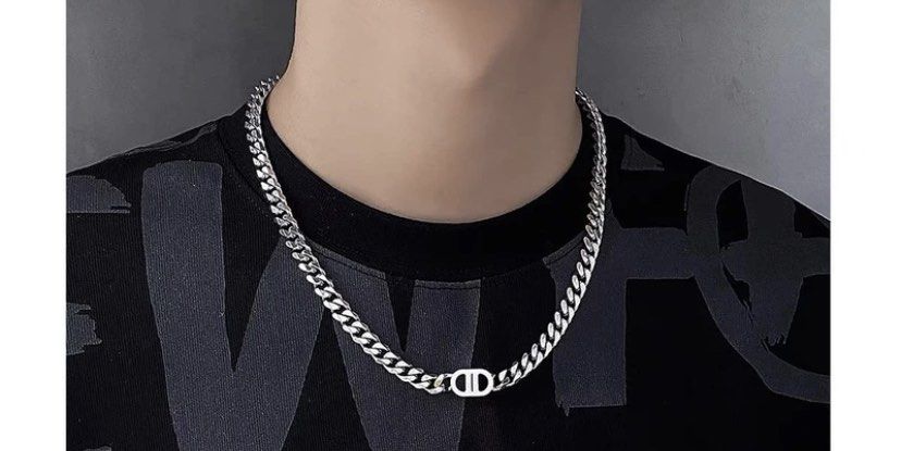 Chain choker hotsell necklace men