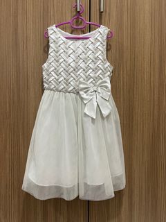 Preloved Girl Dress (Cotton On Kids White Princess Dress/Gown