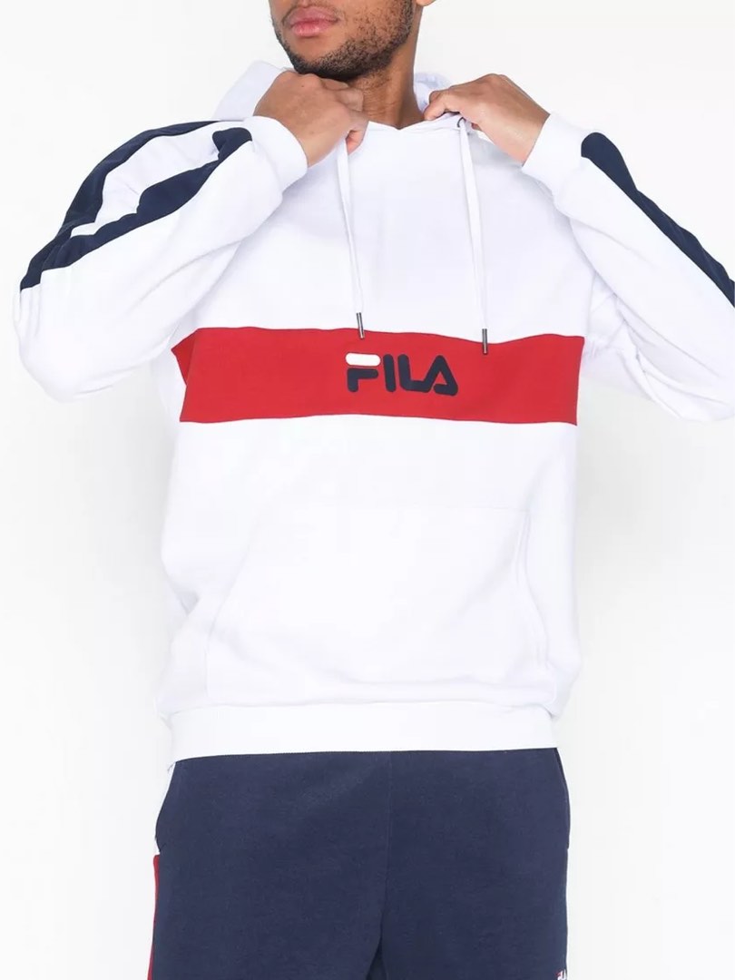 fila white line jeremy hoodie