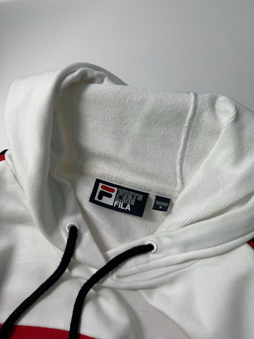 fila white line jeremy hoodie