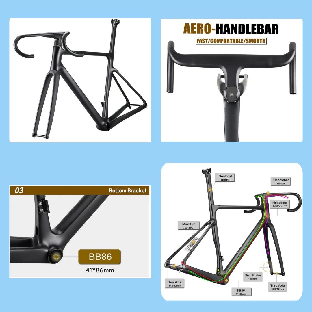 Carbon road bike frames online