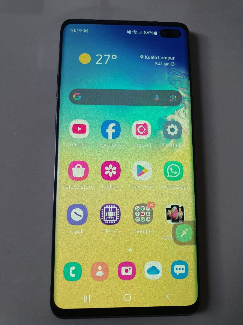 Galaxy S10 Plus Prism Blue 128GB, Mobile Phones & Gadgets, Mobile