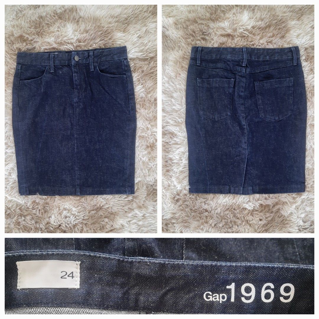 Gap denim skirt (Category: Skirts) located in Naic. Submitted by JustRandomThings (Listing ID 1285139495, Image 1). Description: Preloved gap denim skirt pls manage your expectations fits W24 in VGUC ✨️LAST PRICE POSTED✨️ payment first policy if in doubt, do not buy SF NOT INCLUDED MOP: gcash paymaya Courier: J&T lalamove available for meetup around hillsview naic, tanza mcdo, tejero.