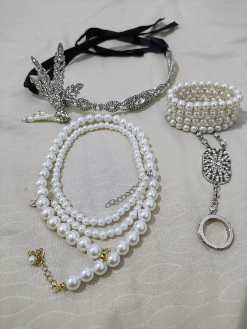 Gatsby style jewelry set