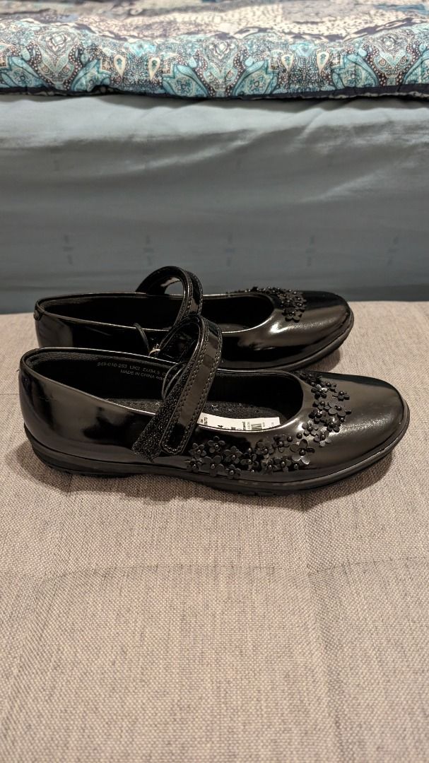 Next girls cheap black shoes
