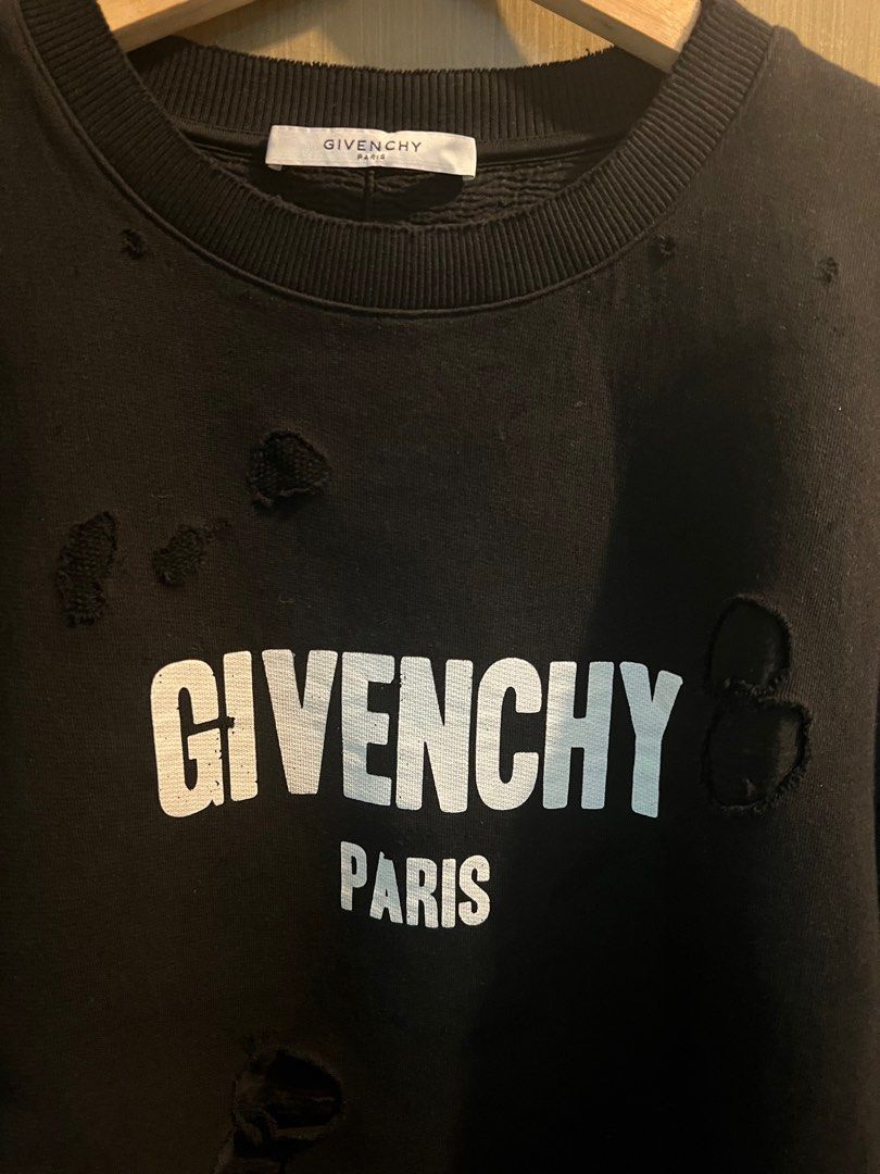 Givenchy destroyed jumper top