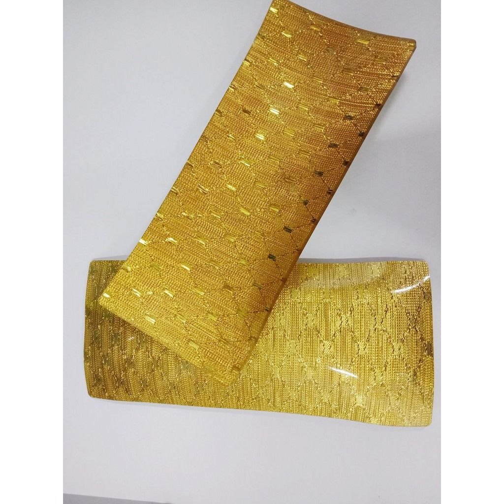 Gold Rectangular Plate / Main Course Plate, Furniture & Home Living ...
