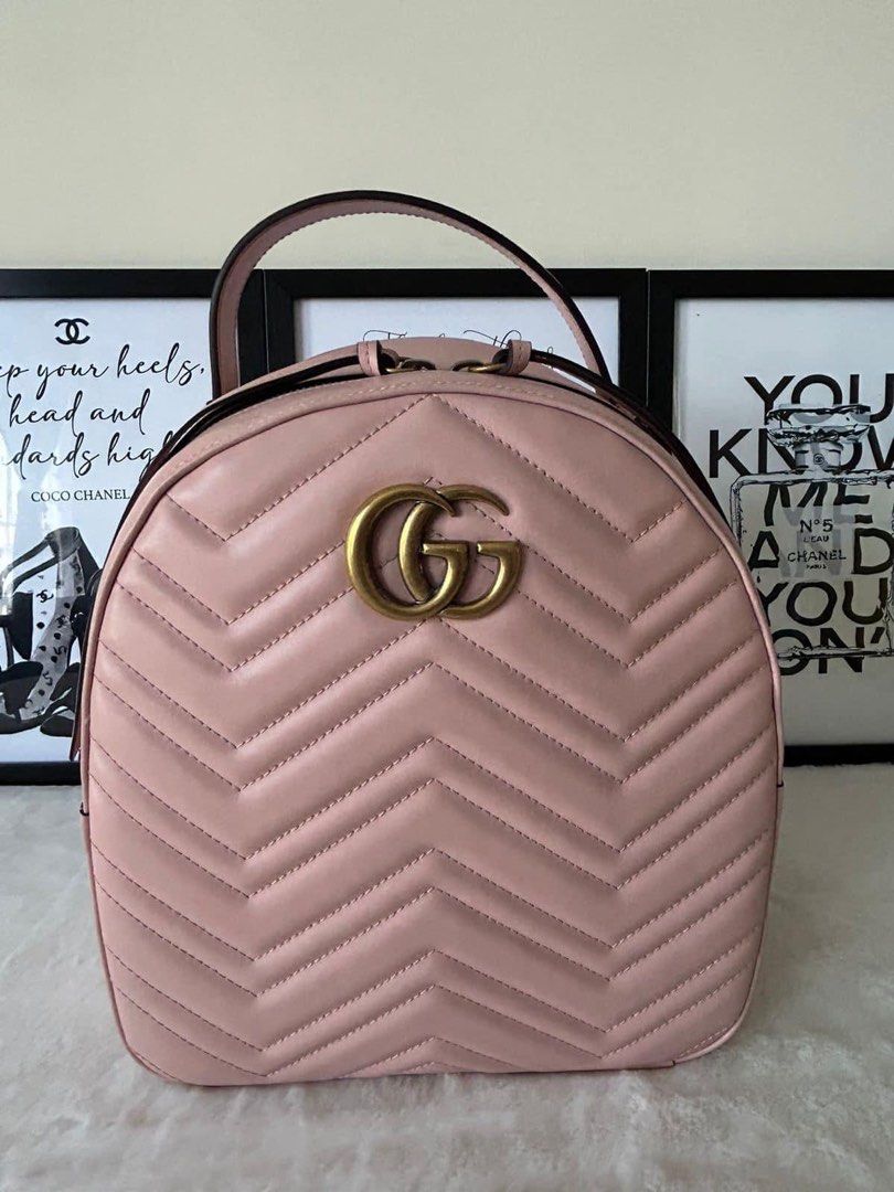 Gucci Marmont Backpack Luxury Bags Wallets on Carousell
