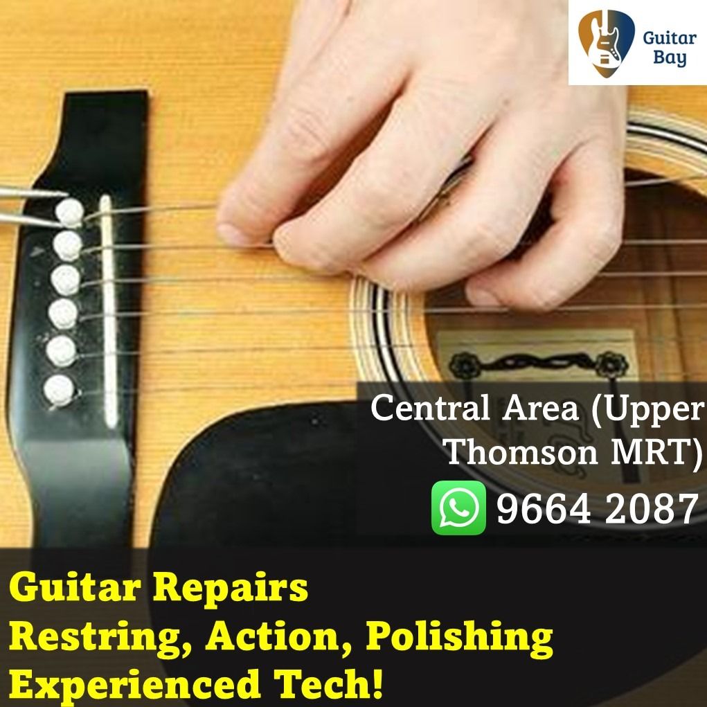 Restring acoustic guitar near me sale