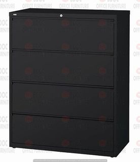 HIRST INDUSTRIES 4 - DRAWER CABINET FOR LETTER/OFFICE PARTITION/OFFICE FURNITURE