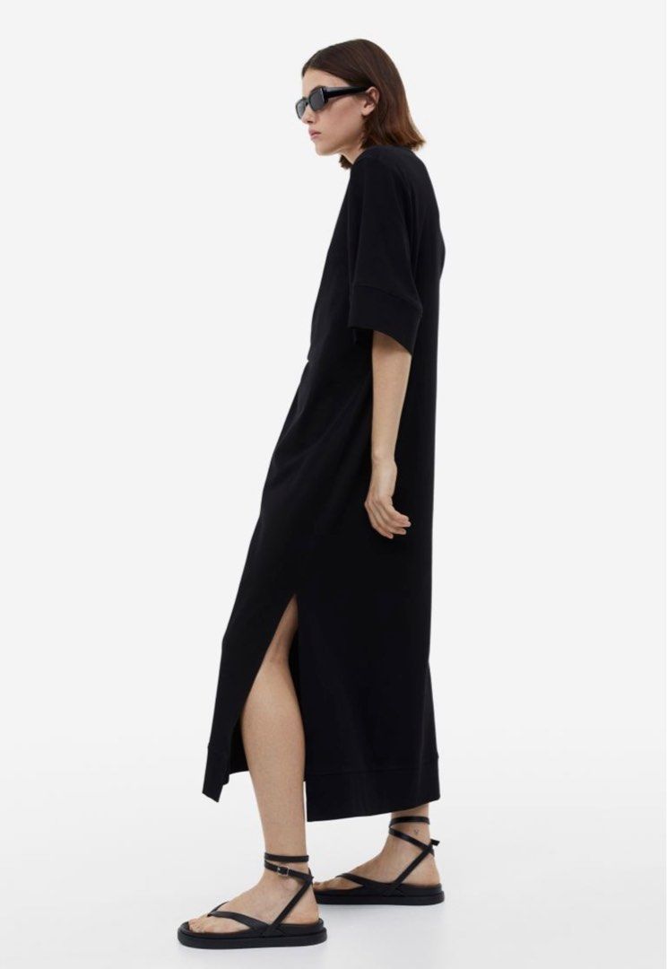 H M Black Dress Women s Fashion Dresses Sets Dresses on Carousell