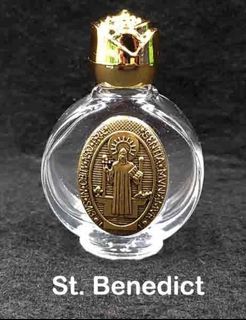 Holy Water Bottle 7cm - St. Benedict