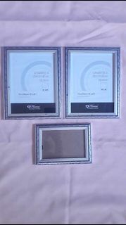 Home Collection Bundle of 3 Silver Toned Lightweight Frames