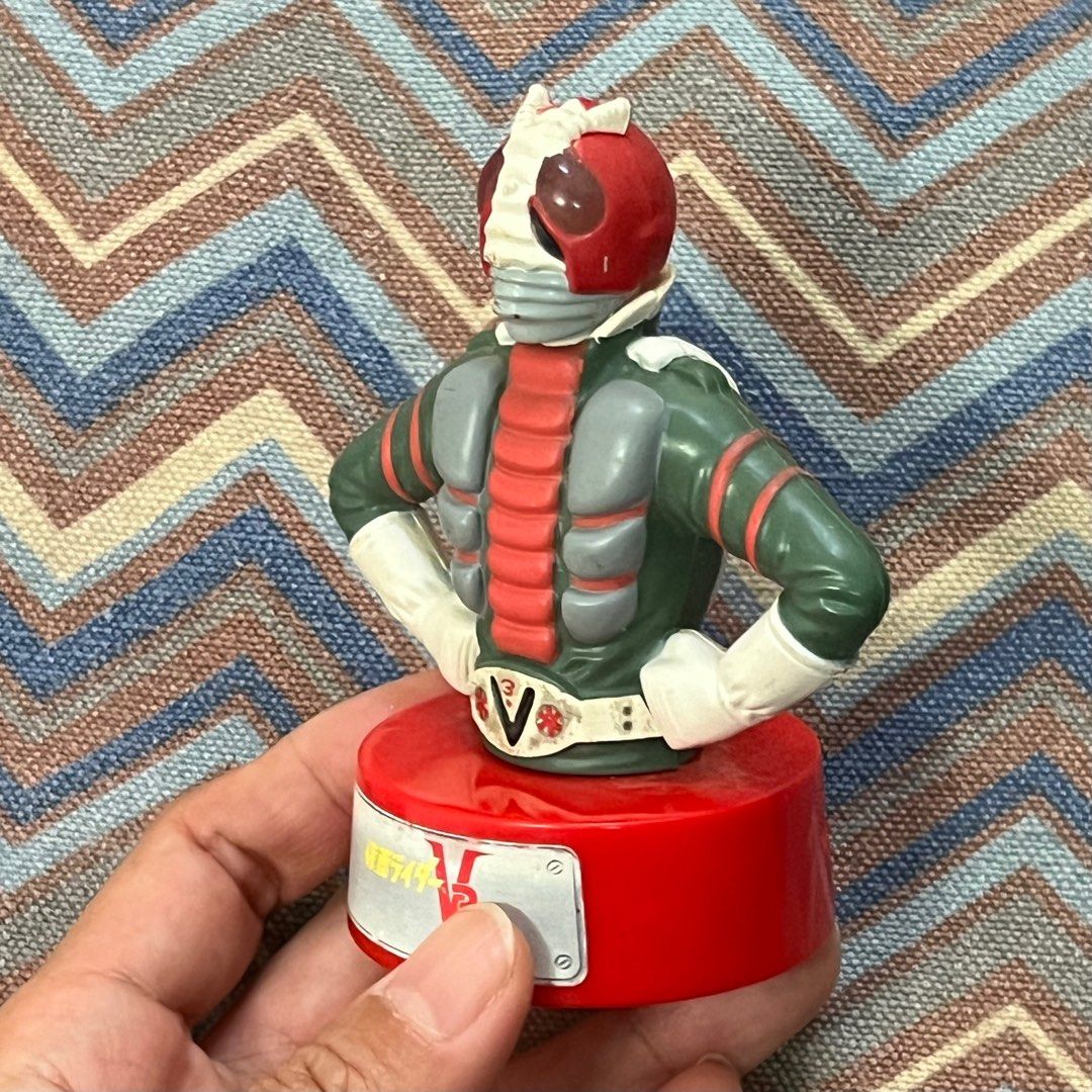 KAMEN RIDER FIGURE (Category: Figurines & Statues) located in Manila. Submitted by tarbabe (Listing ID 1285214115, Image 3). Description: Kamen Rider 1 Mc Donald's toy. Around 4 inches tall. As-is condition. Well-used. For display only. .