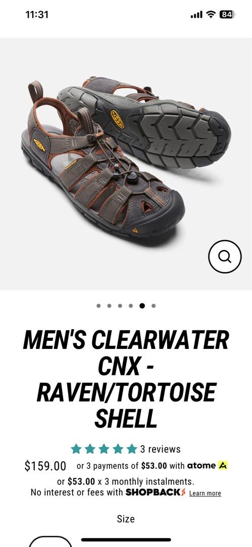 Men's clearwater cnx store