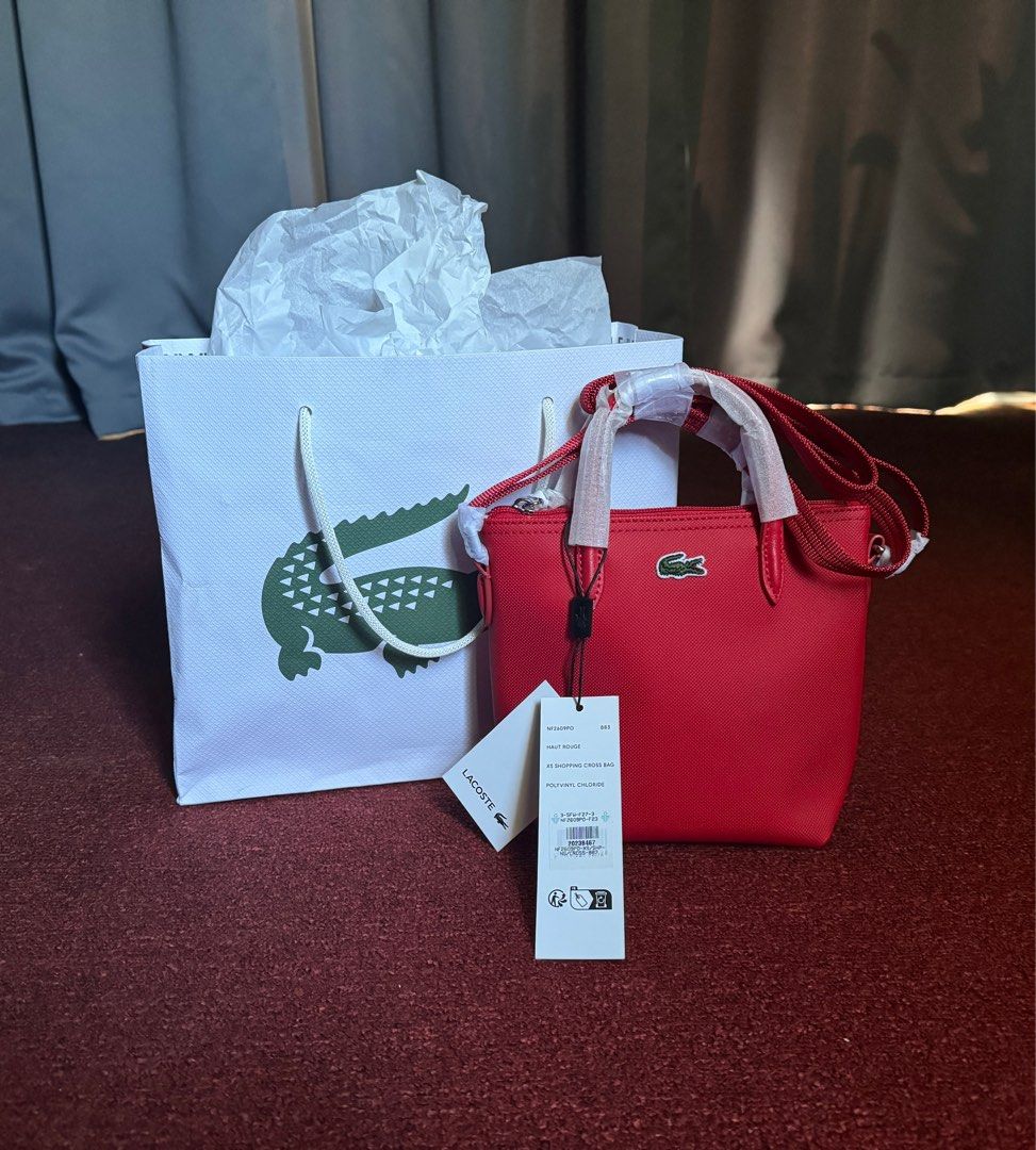 Lacoste xs shopping cross bag top