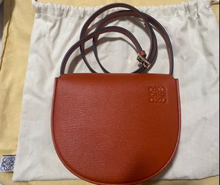 Facebook Heel Duo Bag Loewe Loewe Mini Heel Pouch Loewe Tan Large