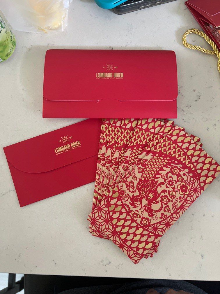 Lombard Odier 2025 red packet, Hobbies & Toys, Stationery & Craft