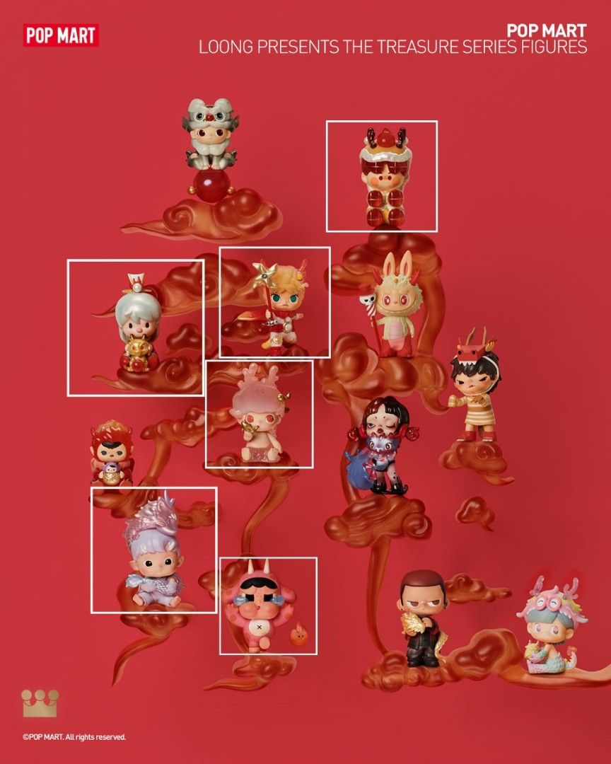 Loong presents the treasure popmart, Toys & Collectibles
