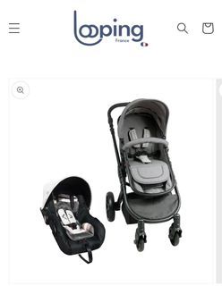 Looping Stroller with Carseat