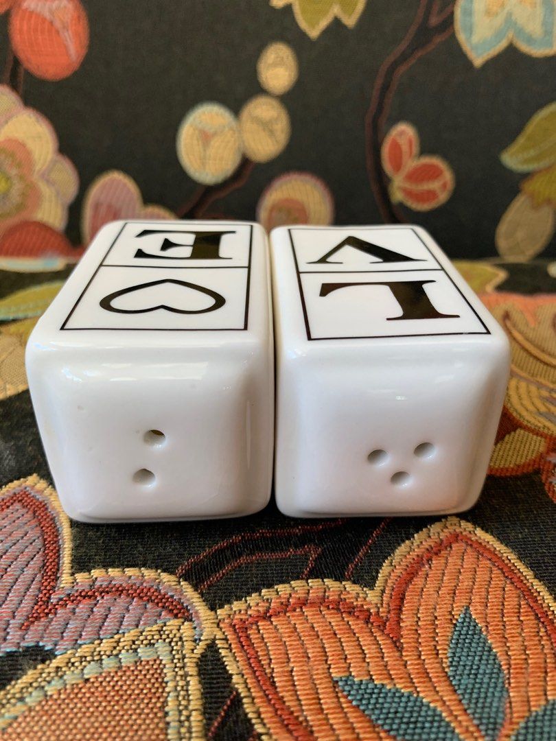 LOVE ceramic salt and pepper shakers (Category: Other Kitchenware & Tableware) located in Muntinlupa City. Submitted by belica (Listing ID 1285197247, Image 3). Description: 🤍LOVE ceramic salt and pepper shakers. 📦Shipping of FRAGILE items at buyers risk. 🤝ALL SALES FINAL! 🚫No return, no exchange, no refund. 🤗Preloved, please manage your expectations. 🛒Happy Shopping! .