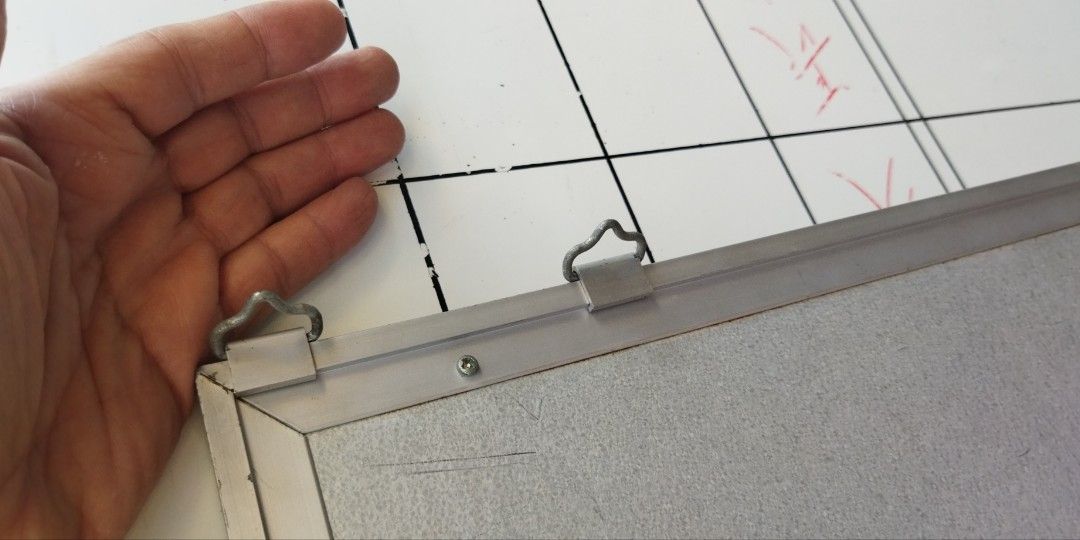 Magnetic White Board (36" x 48") (Category: Office Furniture & Fixtures) located in Pasay City. Submitted by marineljapansurplus (Listing ID 1285170388, Image 2). Description: Magnetic White Board Heavy Duty 36 x 48 inches (90 x 120 cm) With aluminum frame Me sabitan at lagayan na Ng marker & eraser Mabigat, solid ( hindi ampaw) Price: ₱800 Location: Cabrera, Pasay City.