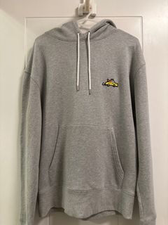 Maison Kitsune Exclusive Grey Wolf in Car Hoodie629785910536991123