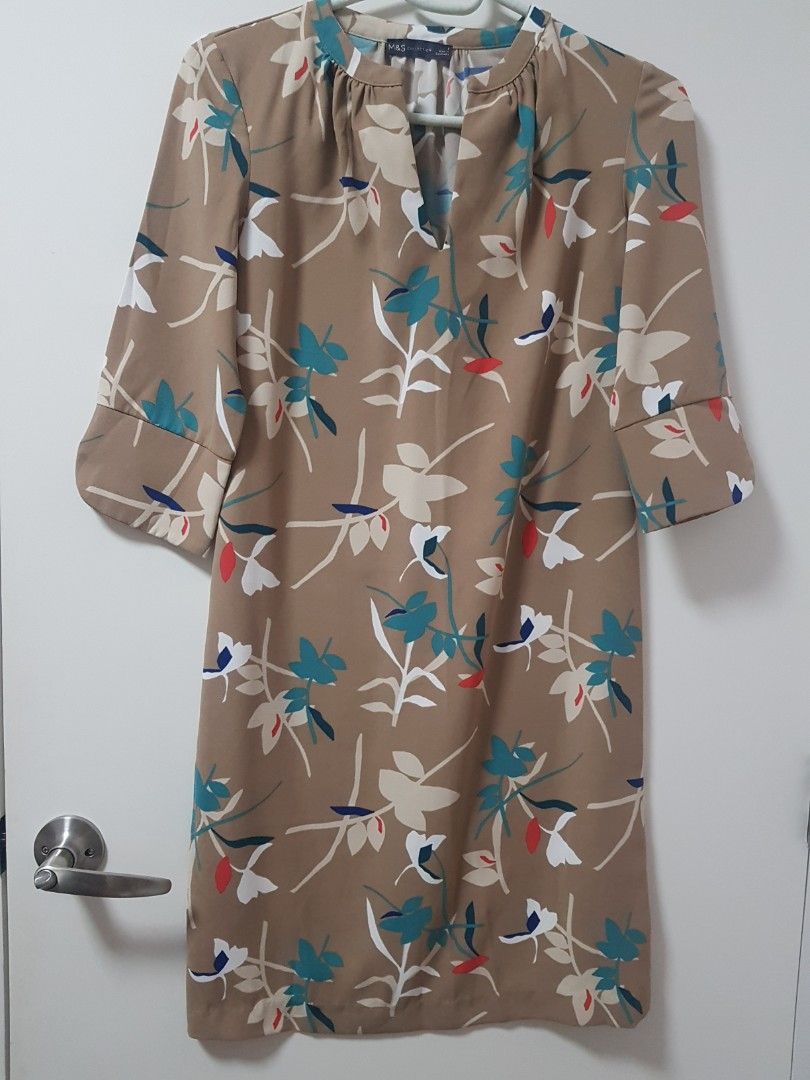 Marks and spencer camel dress top