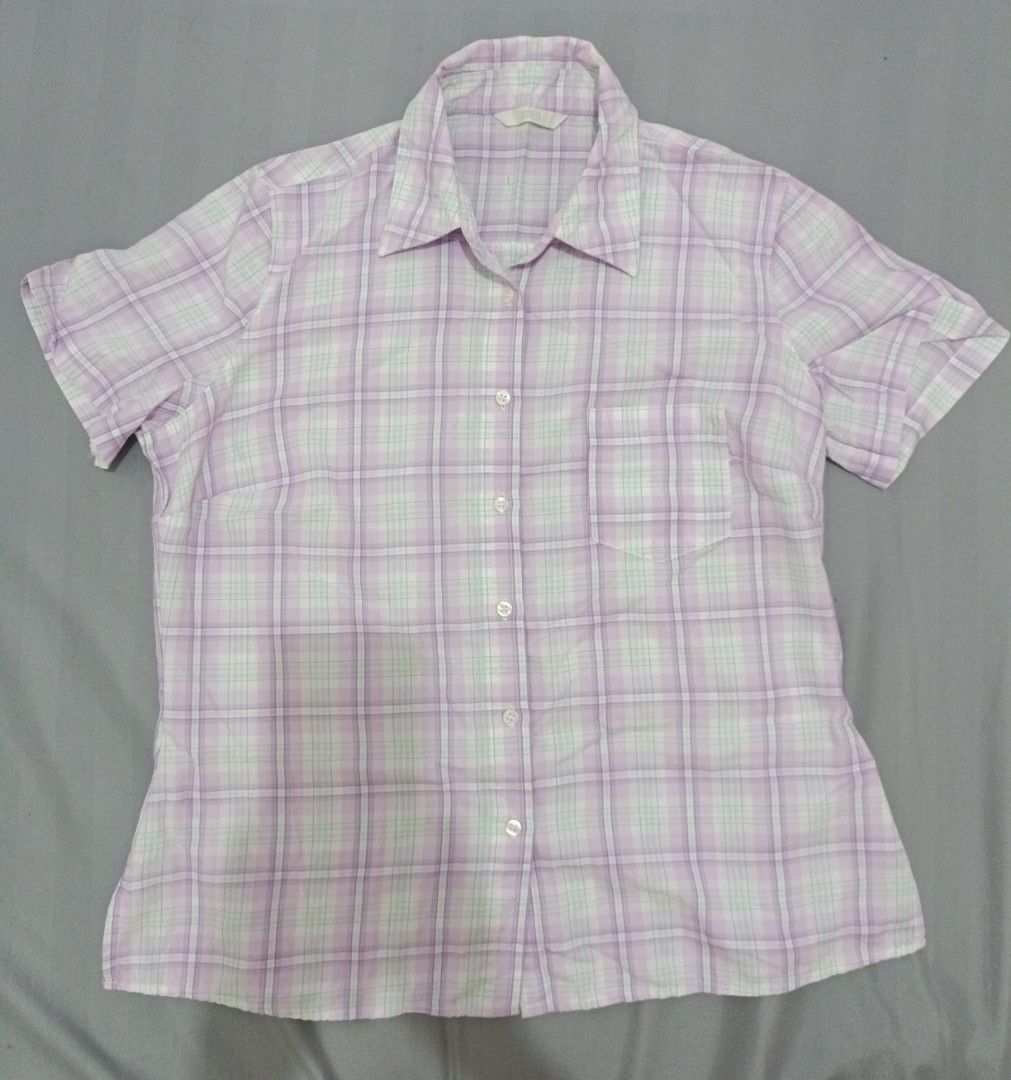 Marks & Spencer Polo (Category: Blouses) located in Bulacan. Submitted by aem02 (Listing ID 1285202688, Image 1). Description: No issue Shoulders 15 inches Width 19 inches Length 23 inches Size UK 12 Note: Please manage your expectations. ✔️ Payment first policy ✔️ No COD/COP please ⭐ MOP - GCash, Maya 🚚 MOD - LBC, Sho pee Checkout 📍 LOC - Bulacan.