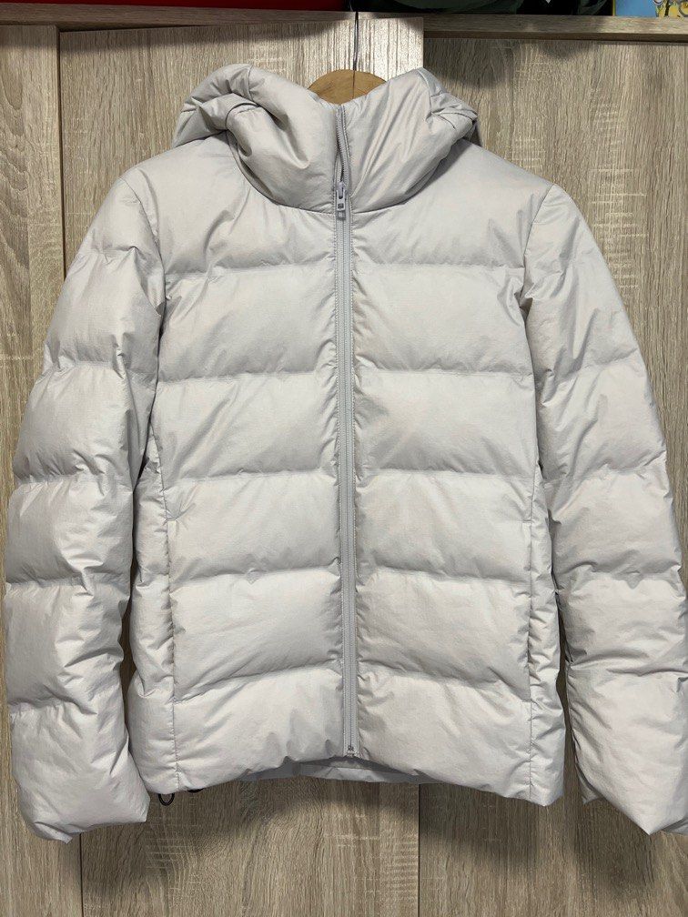 Men ultra light down cheap seamless parka