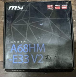 MSI A68HM E33V2 fm2+