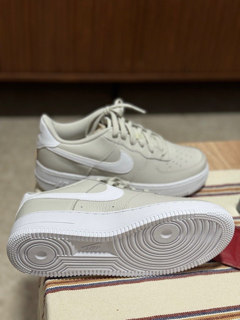 Nike Air Force 1 GS Light Bone Men s Fashion Footwear Sneakers
