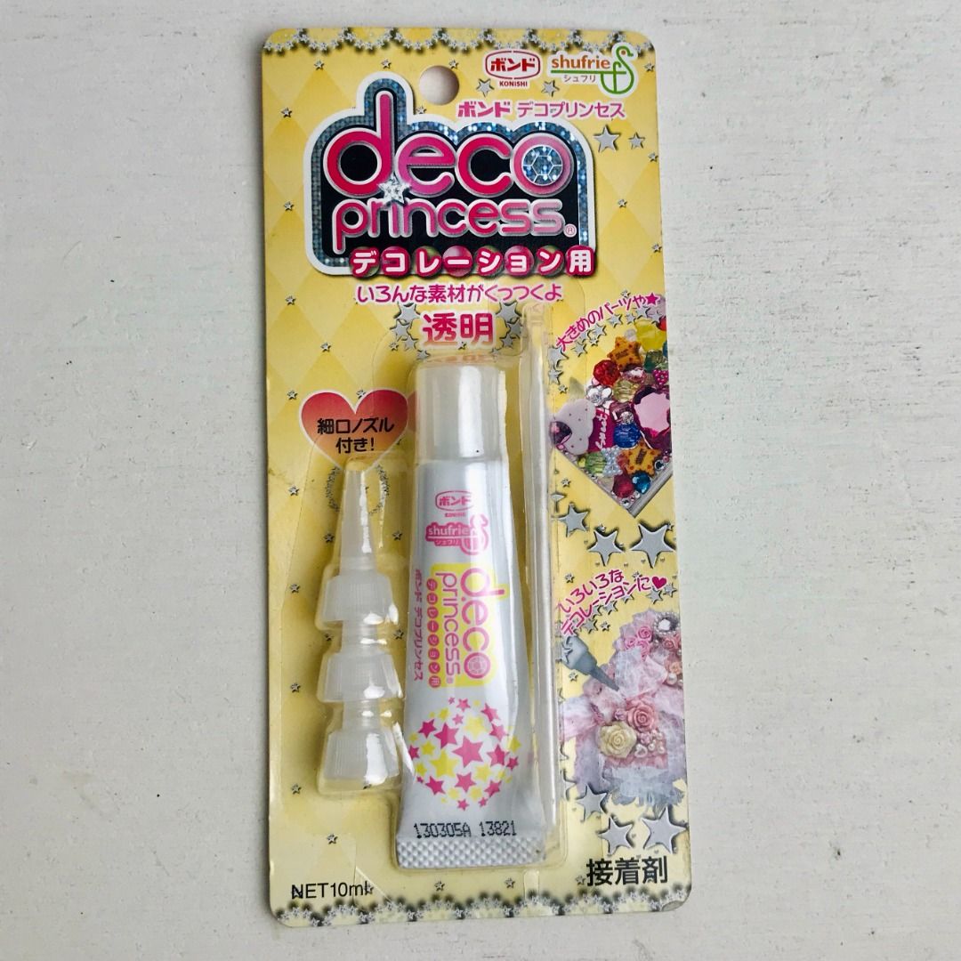 NON TOXIC Clear Craft KONISHI Deco Princess Super Clear Glue