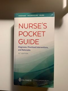 Nurses Pocket Guide (NANDA) 15th Edition