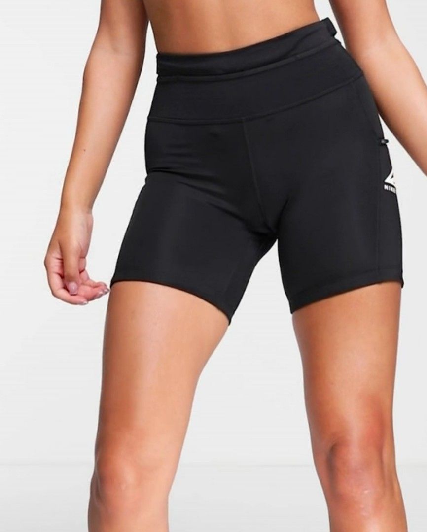 Nike Yoga Luxe booty shorts in black