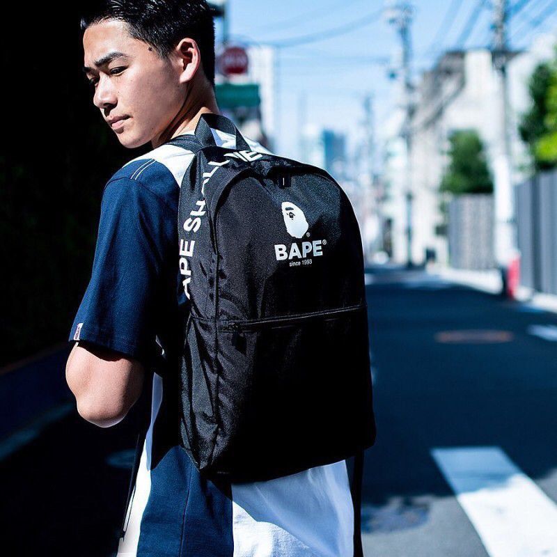 Bape x supreme backpack hot sale